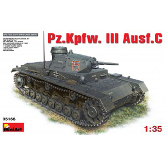 Miniart 1/35 Maket Alman Panzer Tankı Pz.Kpfw.3 Ausf C